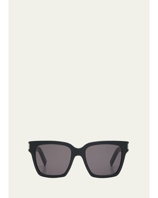 Saint Laurent Rectangle Acetate Sunglasses