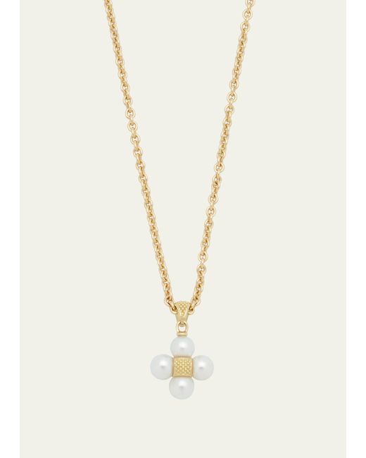 Paul Morelli Gold Sequence Pendant with Pearl