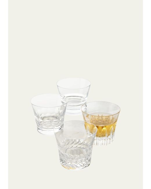 Baccarat Dallas Assorted Double Old-Fashioned Glasses Set of 4