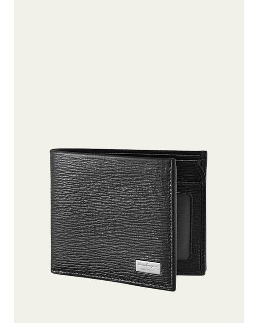 Ferragamo Revival Hammered Leather Wallet