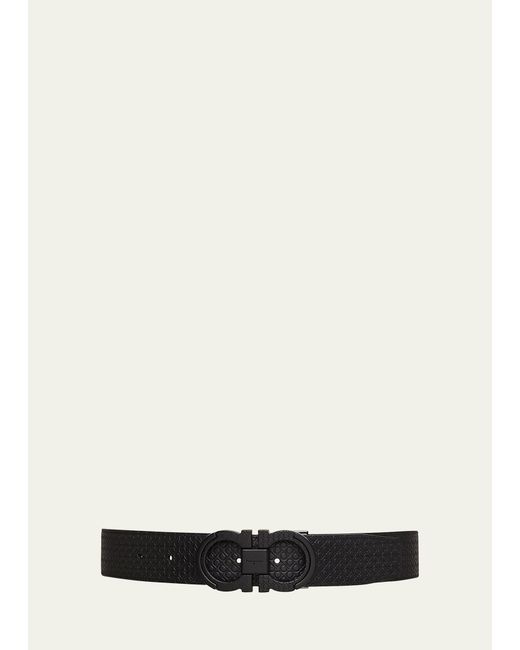 Ferragamo Reversible-Adjustable Leather Gancini Belt