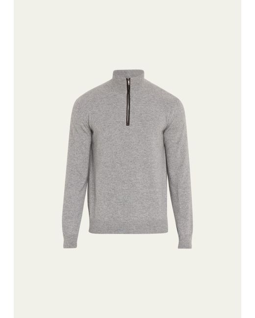 Fioroni Cashmere Half-Zip Sweater