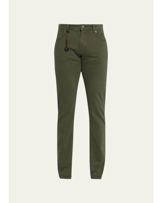 Marco Pescarolo Garment-Dyed Brushed Drill Pants