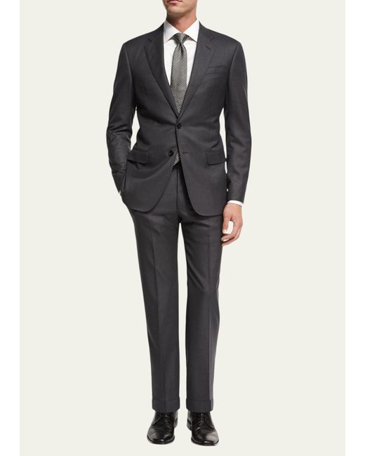 Giorgio Armani Soft Basic Wool Two-Piece Suit