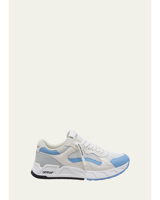 Off-White Runner B Leather Low-Top Sneakers