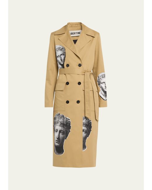 Libertine Cupid and Psyche Long Lean Trench Coat