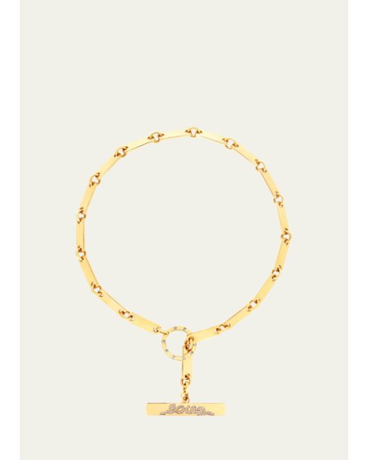 Audrey C. Jewels Love Charm Toggle Necklace