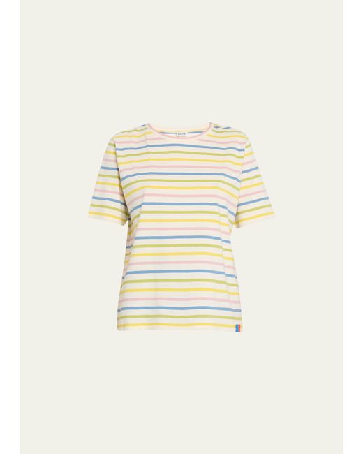 Kule The Modern Stripe Short-Sleeve Cotton T-Shirt