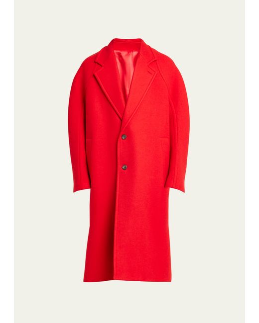 Alexander McQueen Wool-Cashmere Oversized Coat