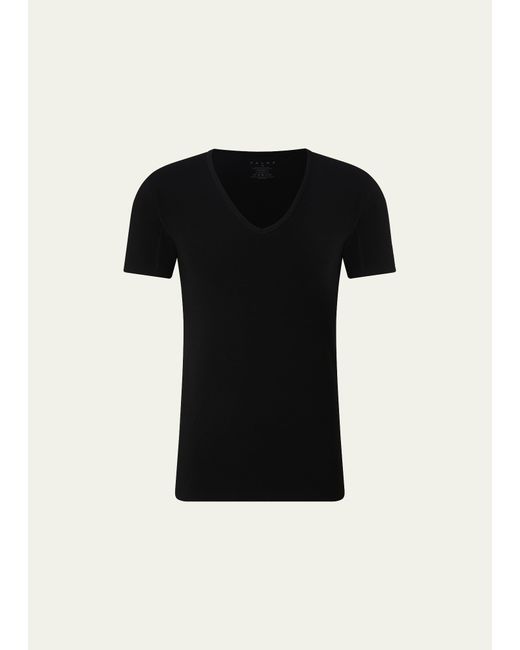 Falke Cotton-Stretch V-Neck T-Shirt