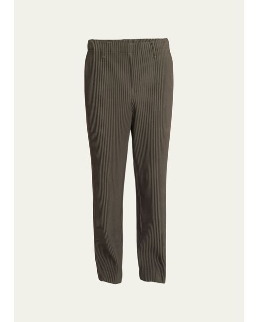 Homme Pliss Issey Miyake Pleated Polyester Pants