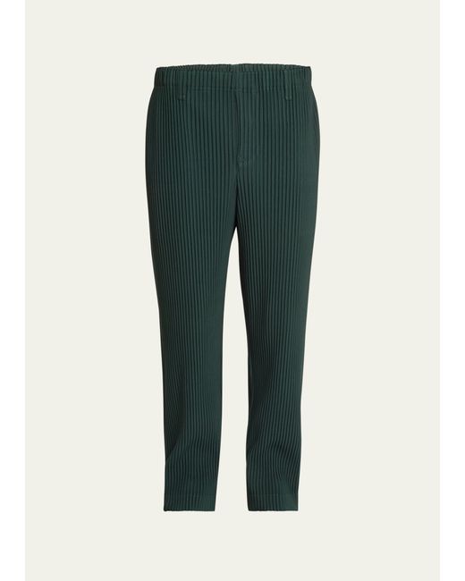 Homme Pliss Issey Miyake Pleated Polyester Slim Pants