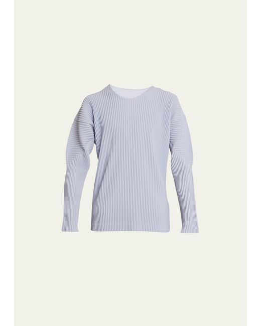 Homme Pliss Issey Miyake Pleated Polyester T-Shirt
