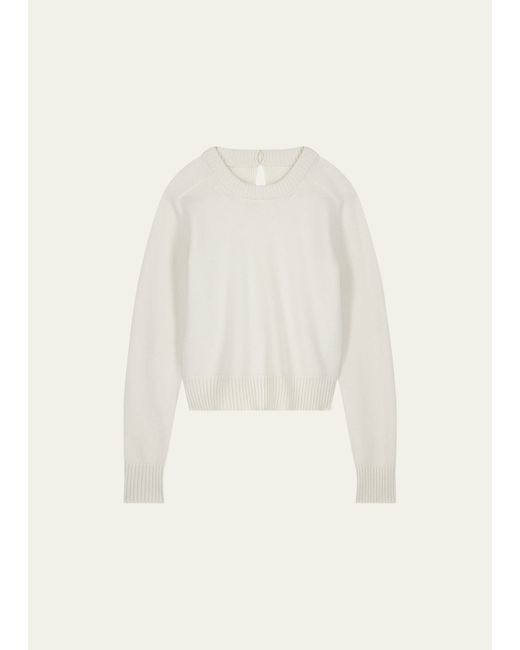 Shang Xia Open-Back Wool Cashmere Sweater