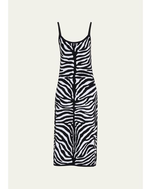 Michael Kors Collection Zebra Print Sheath Dress