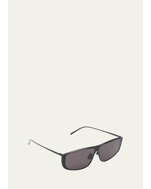 Saint Laurent Sl 605 Metal Rectangle Sunglasses