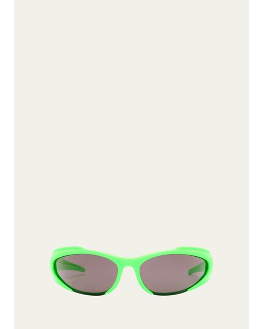 Balenciaga Acetate Wrap Sunglasses