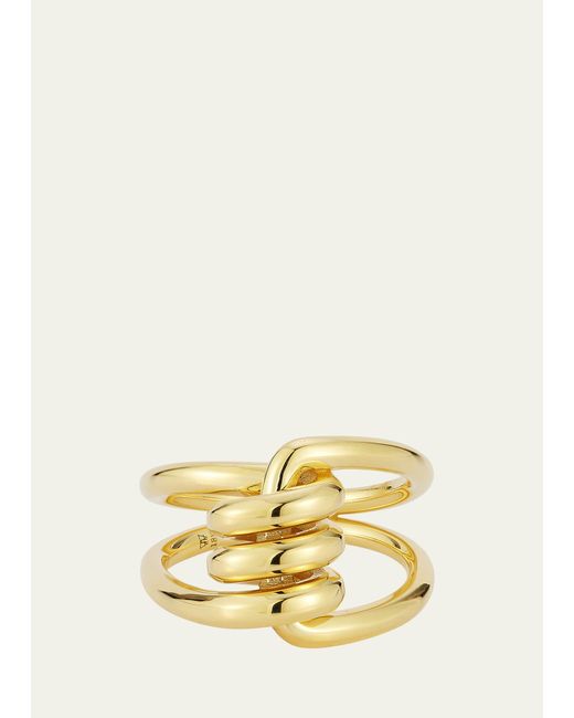 Walters Faith Huxley 18K Yellow Gold Single Coil Link Ring