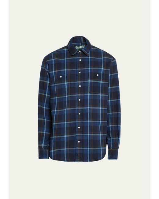 Gitman Brothers Shirt Co. Check Flannel Sport Shirt