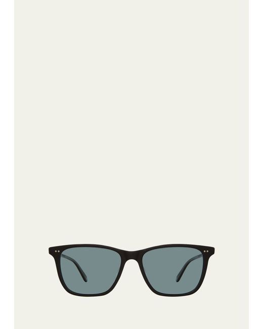Garrett Leight Hayes Sun Polarized Square Sunglasses