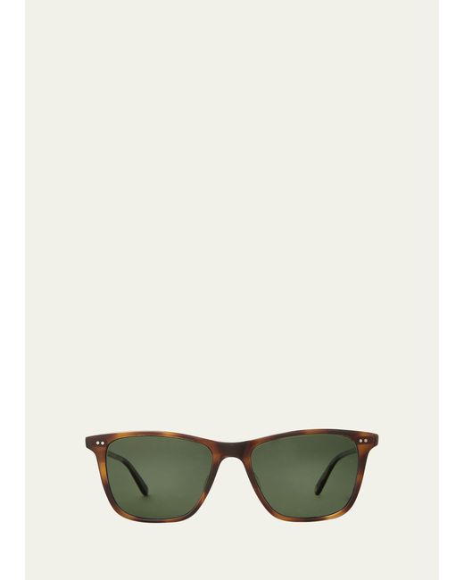 Garrett Leight Hayes Sun Polarized Square Sunglasses