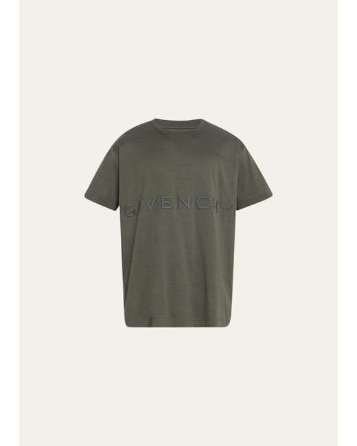 Givenchy Jersey Embroidered Logo T-Shirt