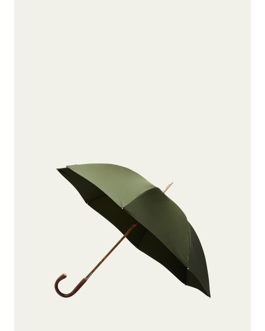 Davek Savile Wood-Handle Umbrella