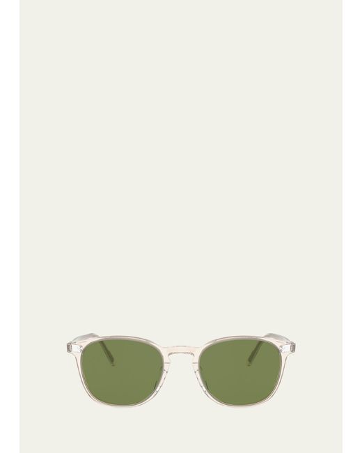Oliver Peoples Finley Vintage Round Acetate Sunglasses