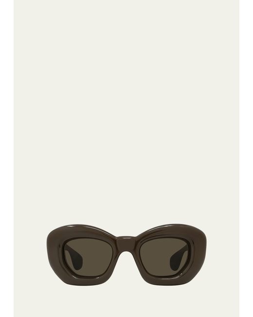 Loewe Inflated Acetate-Nylon Butterfly Sunglasses