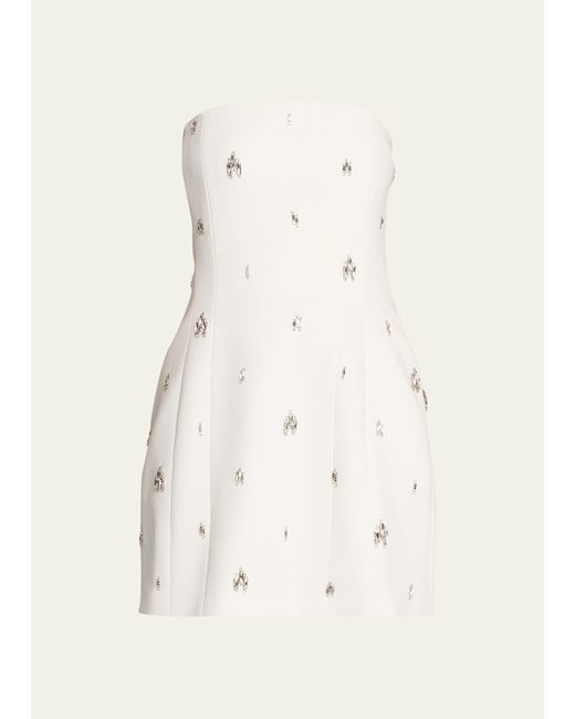 A.L.C. Elsie Strapless Jewel-Embellished Mini Dress
