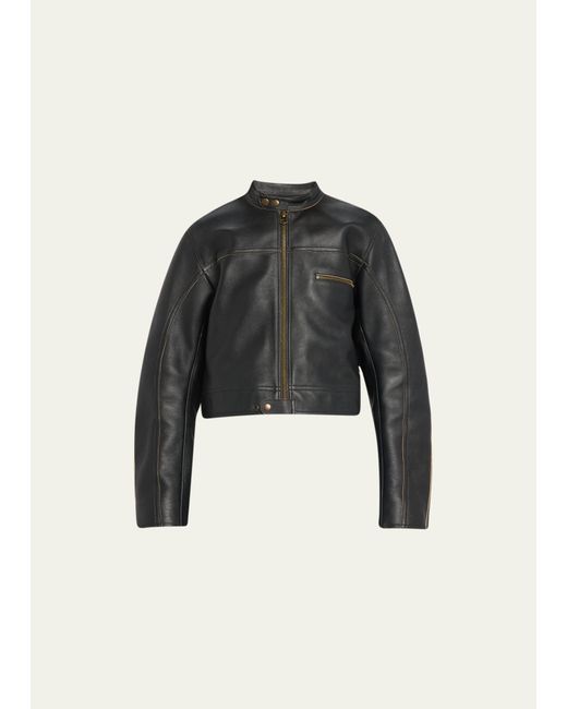 Re/Done Racer Leather Jacket