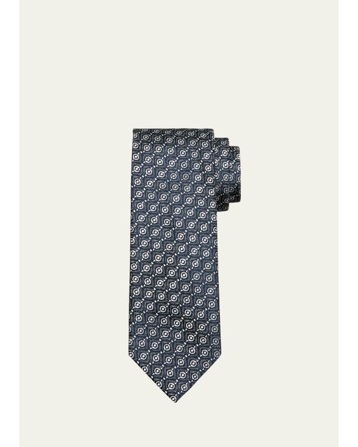Charvet Tonal Jacquard Silk Tie