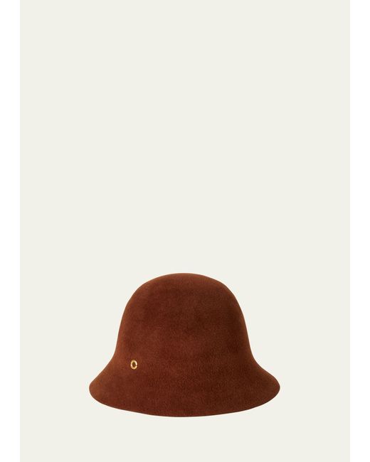 Loro Piana Luz Velour Felt Bucket Hat
