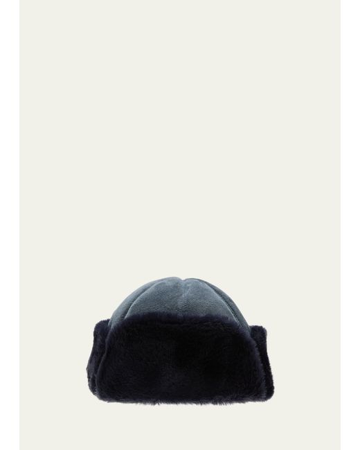 Pologeorgis Shearling Beanie Hat