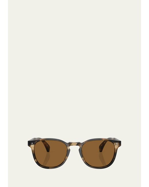 Oliver Peoples Finley Esq Sun Acetate Round Sunglasses
