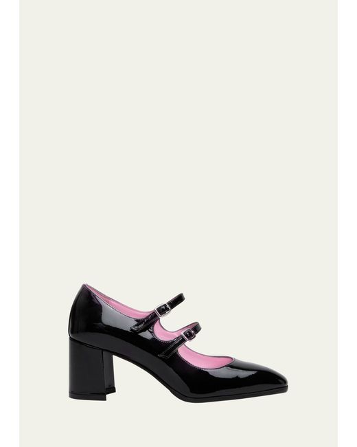 Carel Alice Patent Mary Jane Duo Pumps