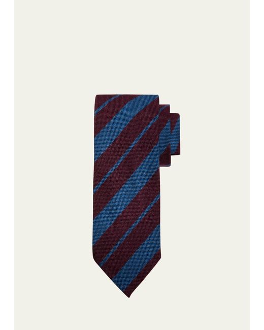 Cesare Attolini Cashmere Stripe Tie