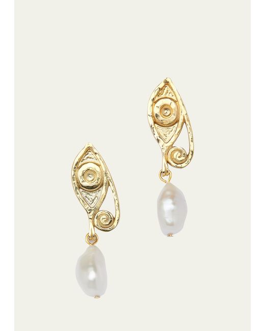 Deux Lions Jewelry 14K Ayla Pearl Earrings