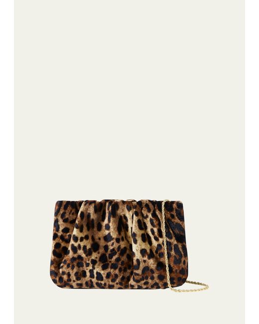 Loeffler Randall Brit Leopard Pouch Shoulder Bag