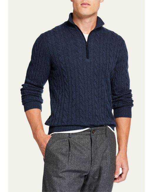Loro Piana Cashmere Cable-Knit Sweater