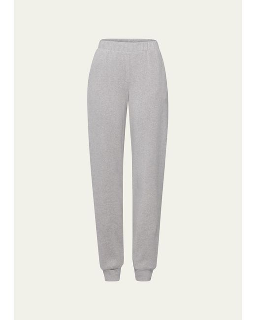 Hanro Cropped Cotton-Blend Jersey Sweatpants