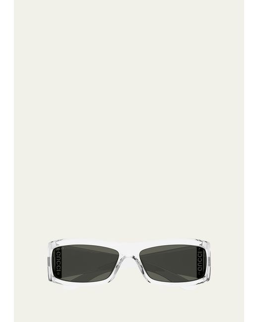 Gucci GG1492Sm Plastic Rectangle Sunglasses