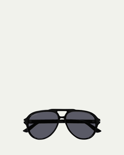 Gucci GG1443Sm Acetate Aviator Sunglasses