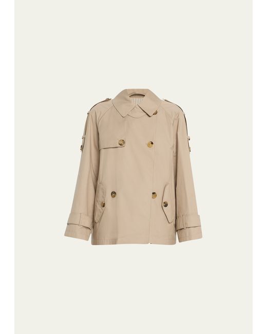 Max Mara Dtrench Double-Breasted Water-Resistant Coat