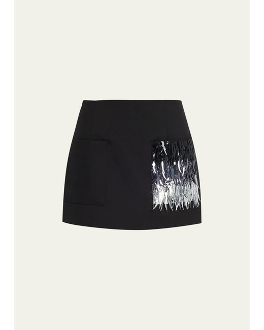 We-Ar4 The Embellished Mini Skirt