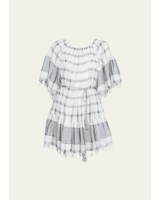 Ulla Johnson Hollace Multi-Stripe Mini Dress Coverup