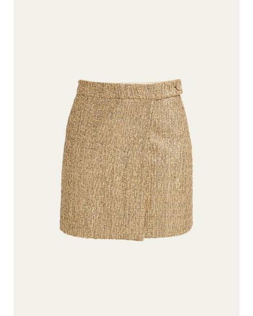 Tom Ford Wool Blend Tweed Mini Skirt