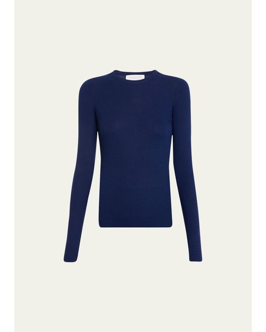 Michael Kors Collection Hutton Ribbed Cashmere Pullover