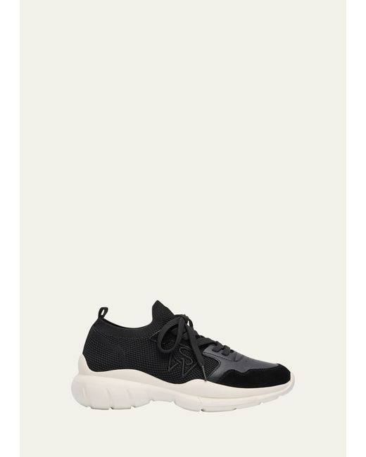 Stuart Weitzman 5050 Stretch Knit Chunky Runner Sneakers
