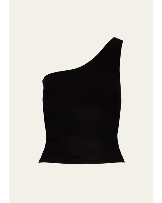 Ralph Lauren Collection One-Shoulder Jersey Top